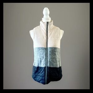 Staccato Small Vest Striped Multicolored Outerwear Soft Jacket